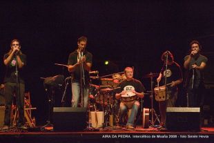 Os Aira da Pedra, os outros galardoados xunto coa Escola de Gaitas do Bierzo, ao vivo